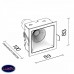 Светильник встраиваемый LeDron RISE KIT 1 Black/White